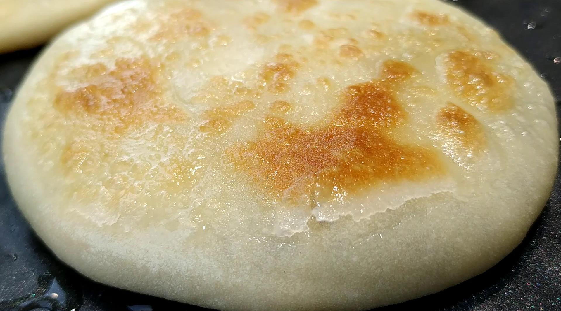 孩子最爱吃的烫面糖饼...